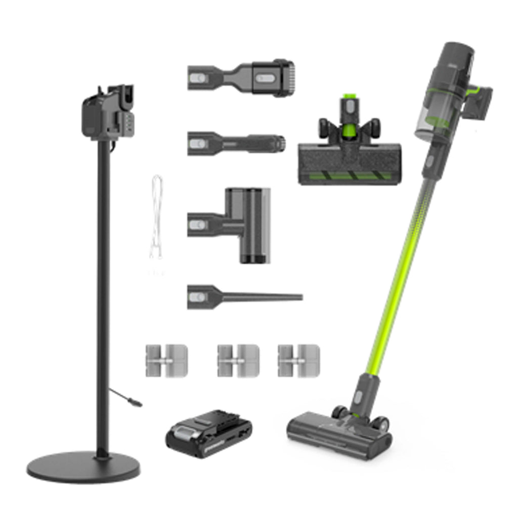 24V Stick Vacuum with 5 Brush Accessories with 1 x 4Ah Battery &amp; Charging Station
