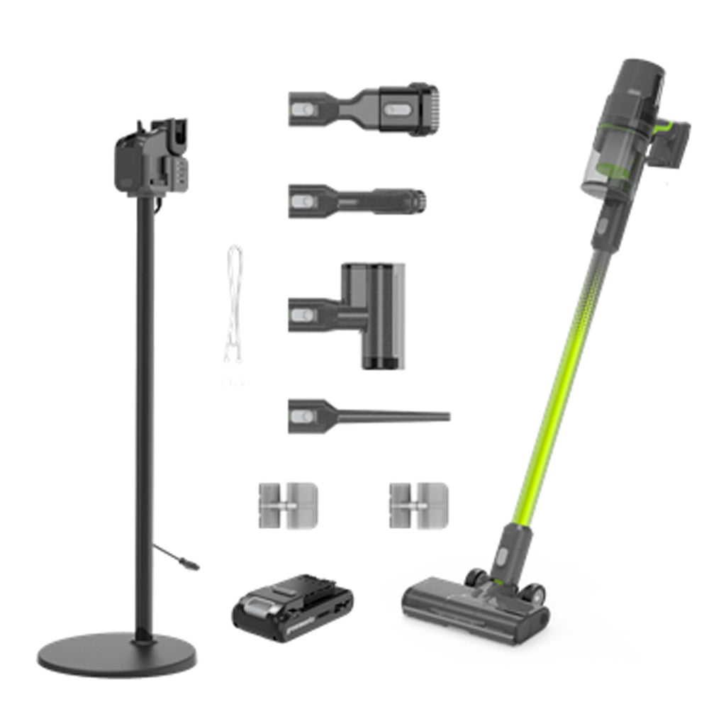 24V Stick Vacuum with 4 Brush Accessories with 1 x 4Ah Battery &amp; Standard Charger