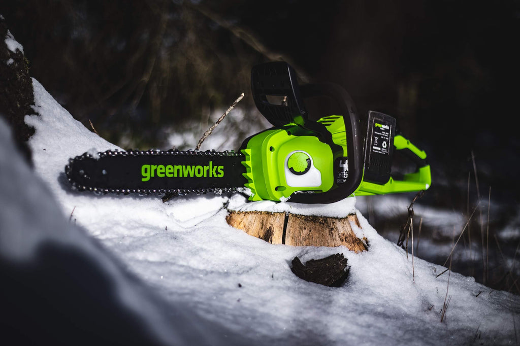 48V (2 x 24V) 36cm Cordless Brushless Chainsaw