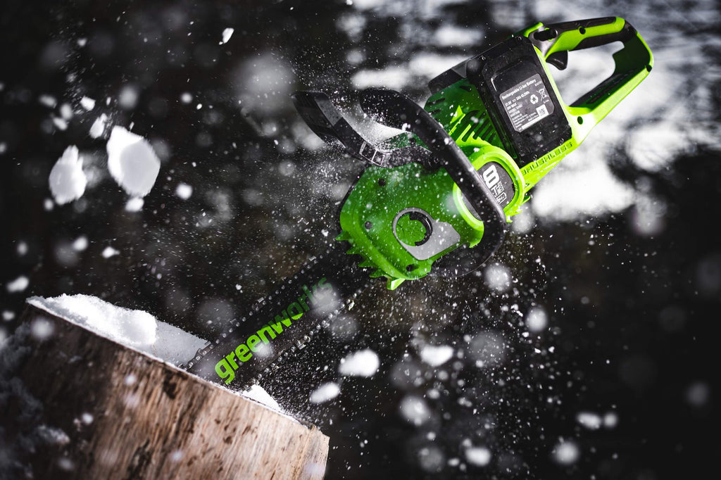 48V (2 x 24V) 36cm Cordless Brushless Chainsaw