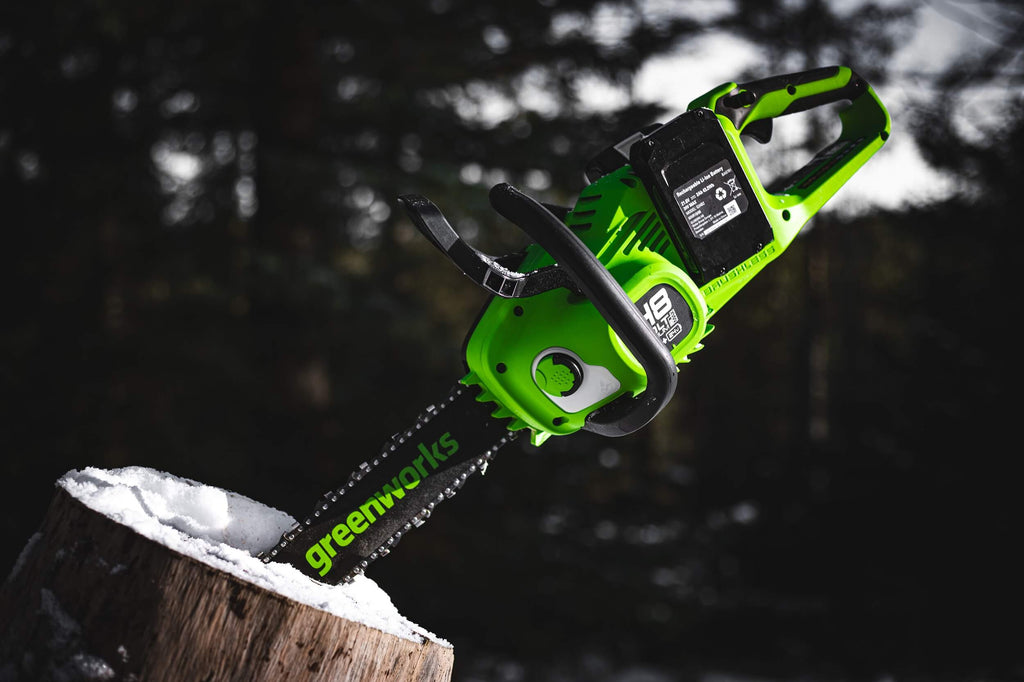 48V (2 x 24V) 36cm Cordless Brushless Chainsaw