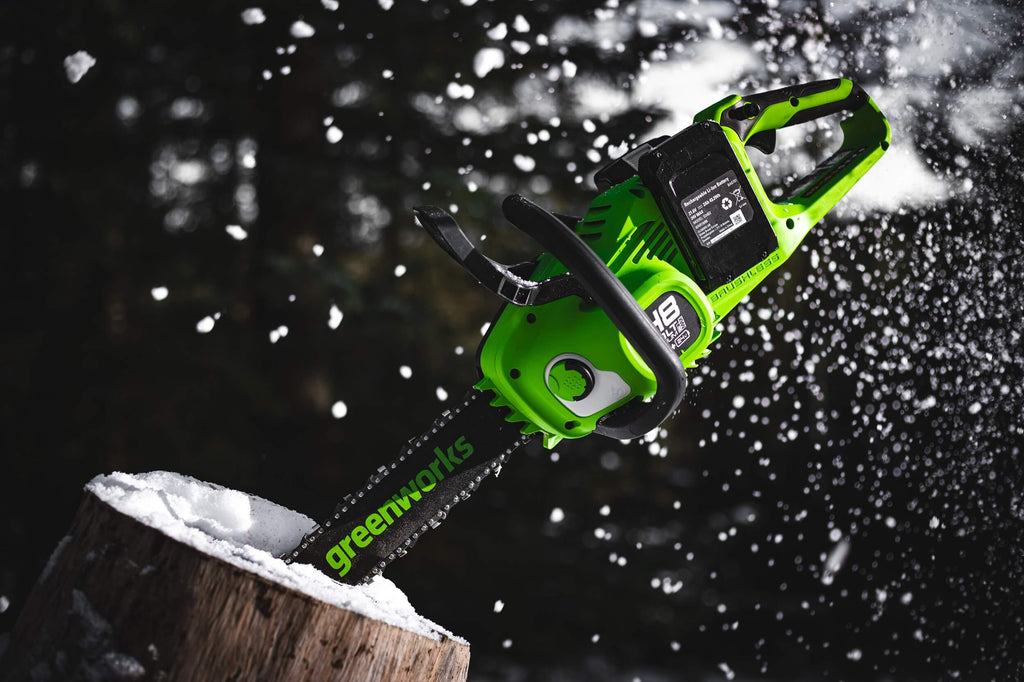 48V (2 x 24V) 36cm Cordless Brushless Chainsaw