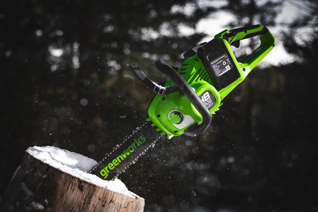 48V (2 x 24V) 36cm Cordless Brushless Chainsaw