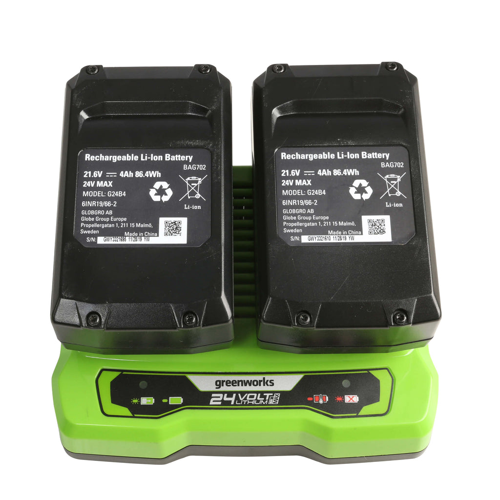 48V (2 x 24V) 46cm Lawn Mower C/W 2X 4Ah Batteries and charger