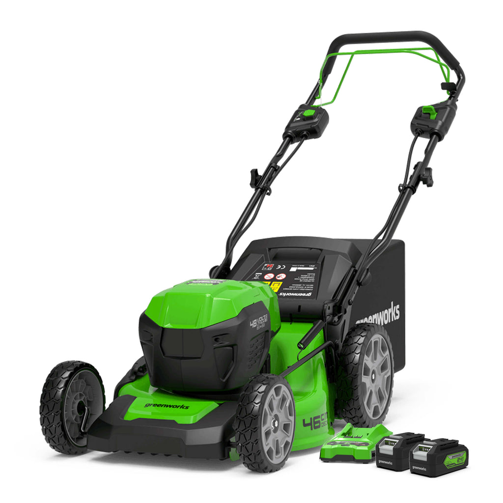 48V (2 x 24V) 46cm Lawn Mower C/W 4X 4Ah Batteries and charger