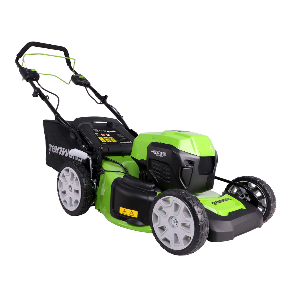 48V (2 x 24V) 46cm Lawn Mower C/W 4X 4Ah Batteries and charger