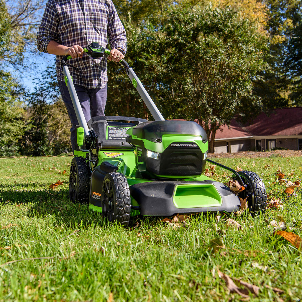 60V 51cm Self Propelled Lawn Mower with 4Ah battery and charger