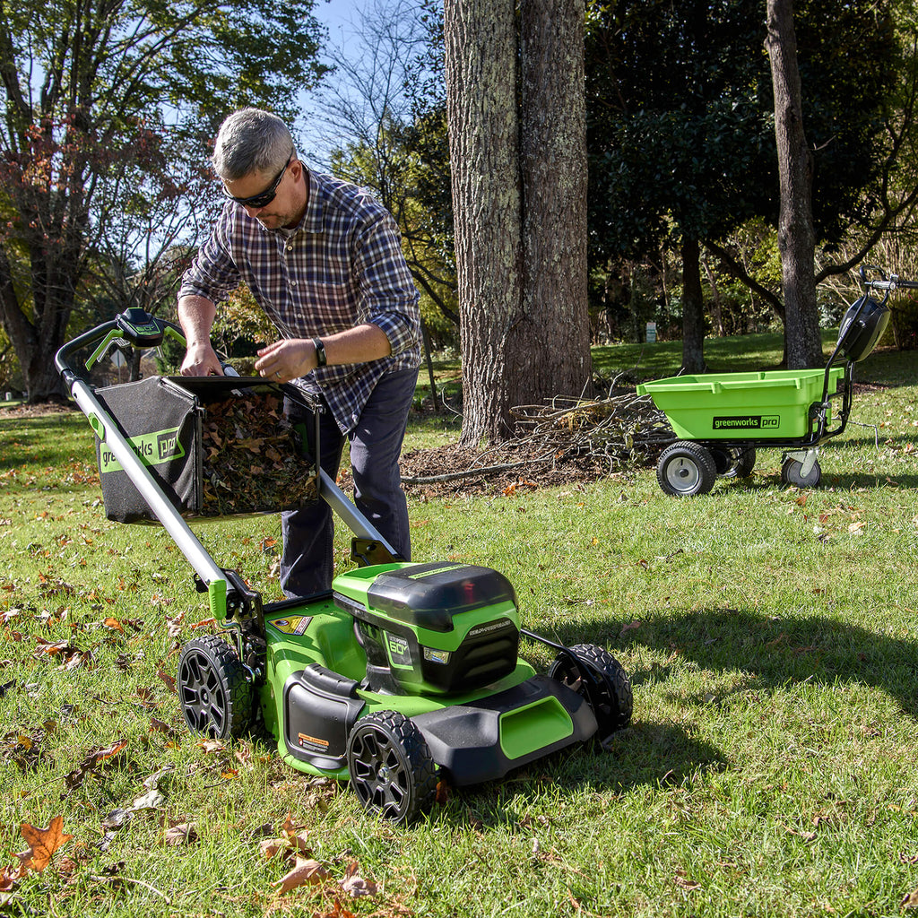60V 51cm Self Propelled Lawn Mower with 4Ah battery and charger