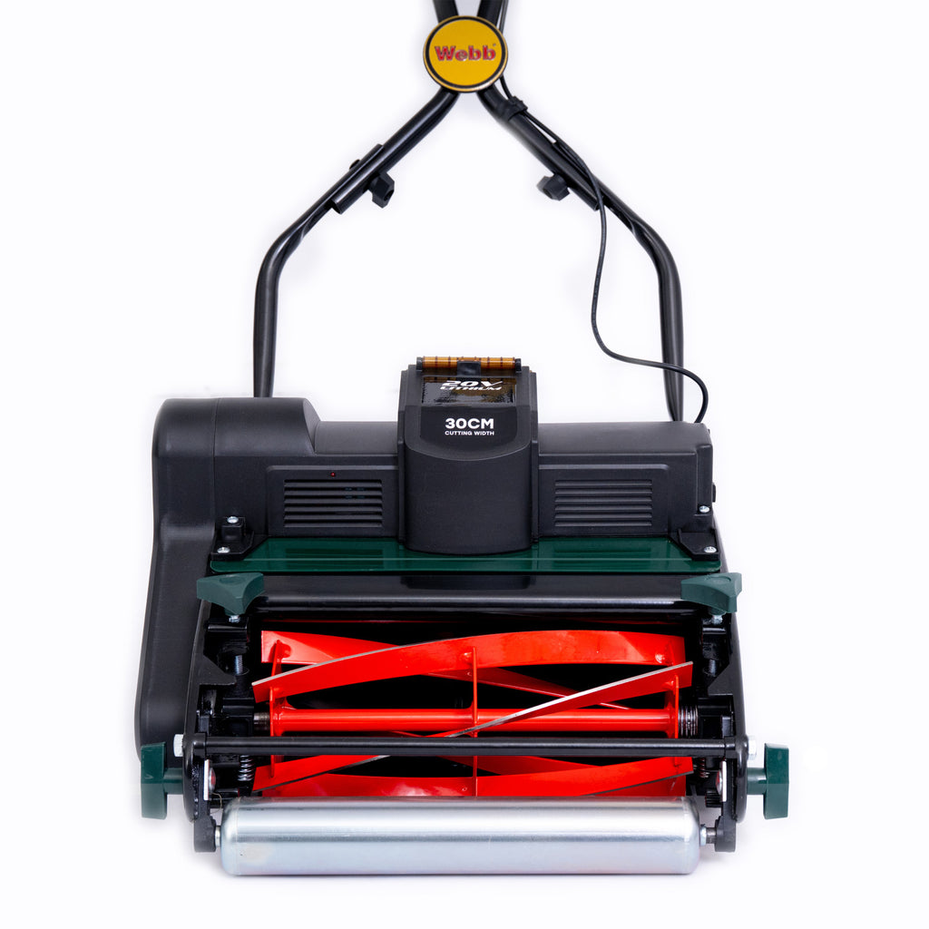Webb 20V Cordless Cylinder Mower With 4ah Battery & Charger (NEW)