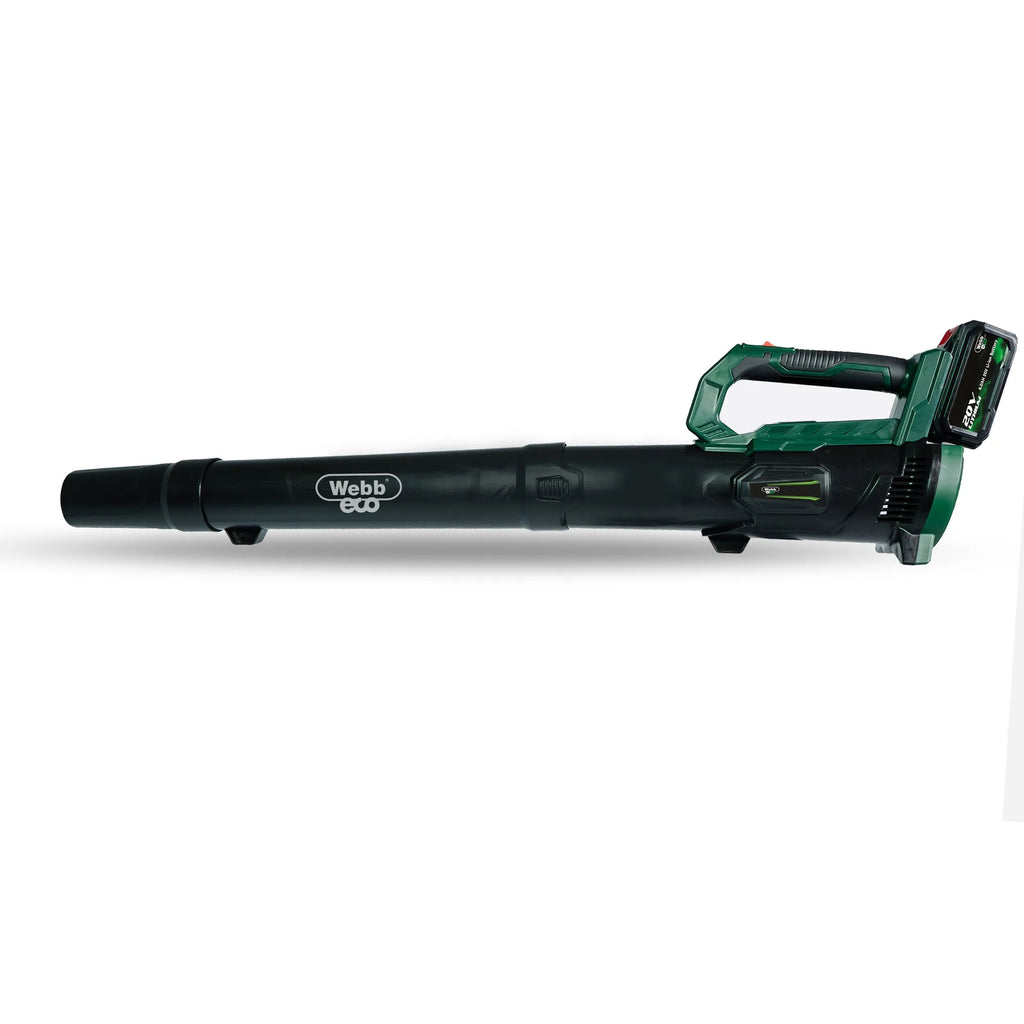 Webb 20v 160mph Cordless Axial Blower (4ah Battery & Charger)