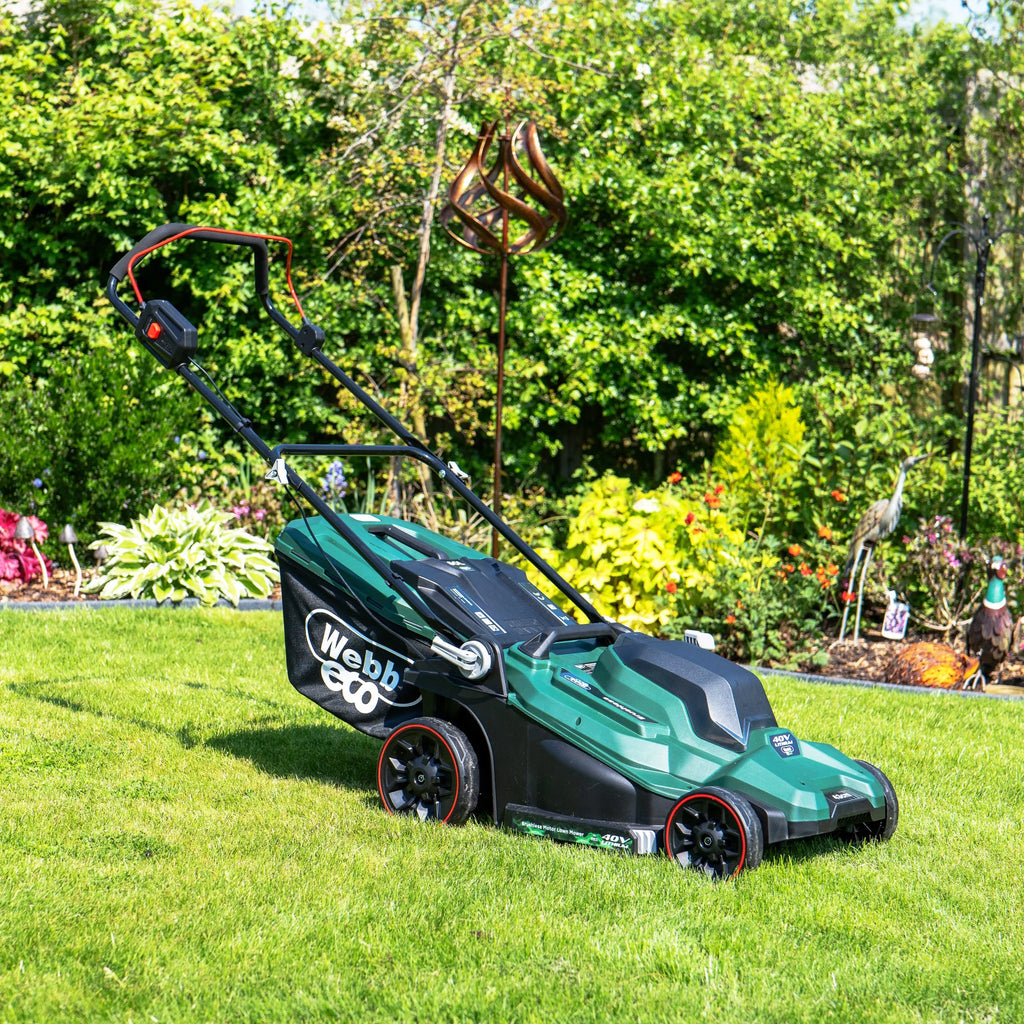 Webb 40V (2 x 20v) 43cm (17") Cordless Rotary Lawnmower (Tool Only)(NEW)