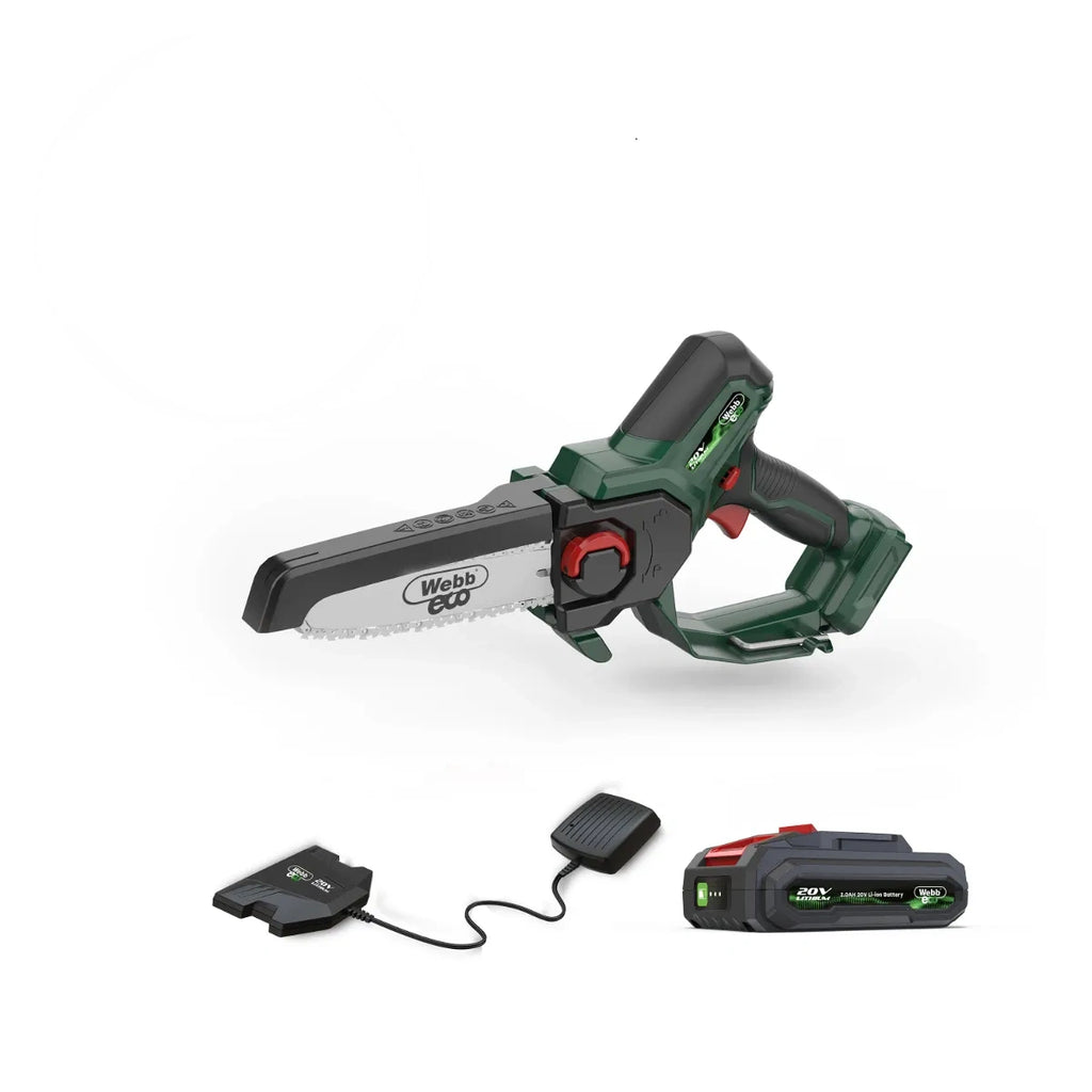 Webb 20V 15cm (6") Cordless Pruning Saw (2AH Battery & Charger)
