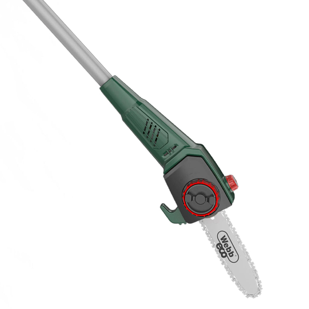 Webb 20V 50cm (20") Cordless Long Reach Hedge Trimmer & Pruner attachment (Tool Only)