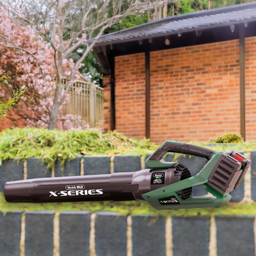 Webb 40V (2 x 20V) Cordless Brushless Blower With 2 x 20v 4ah Batteries& Charger (NEW)